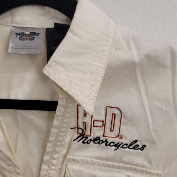 Harley Davidson Zip Up Top - Picture 3 of 5